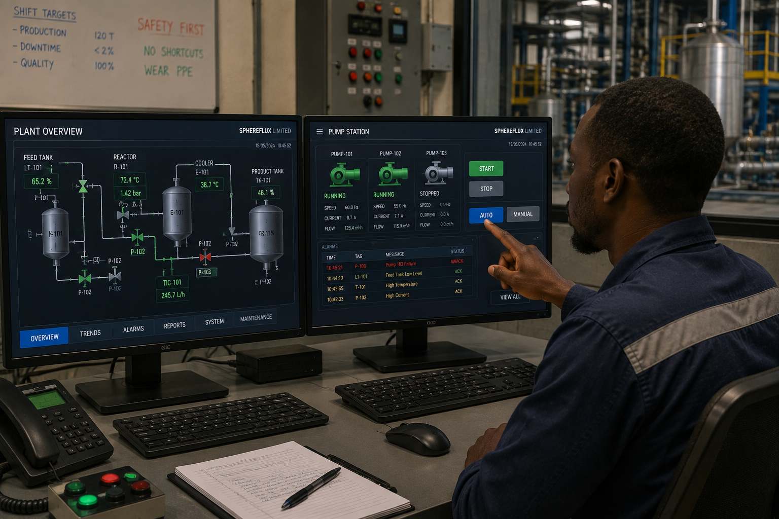 Human-Machine Interface (HMI) Development